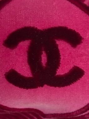 Chanel Boy Flap Bag in pink velvet with chevron quilting and gold-tone hardware.